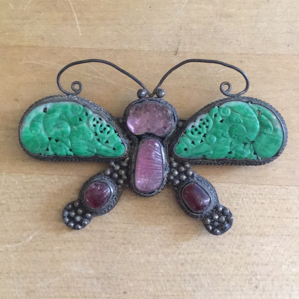 Antique Butterfly Brooch